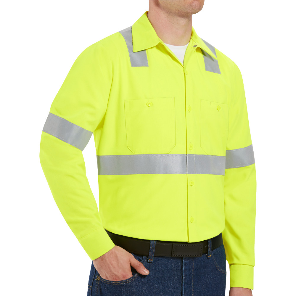 High Visibility Work Shirts - Hi Vis Safety Shirts | Prudential Overall ...