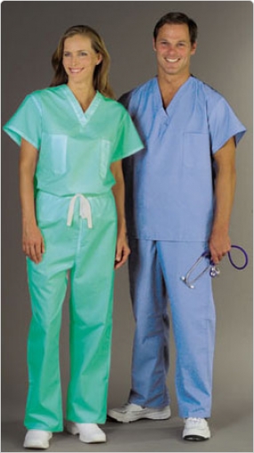 Natural Uniforms Women's Scrub Set Medical Scrub Tops and Pants - Pack of 2  Set
