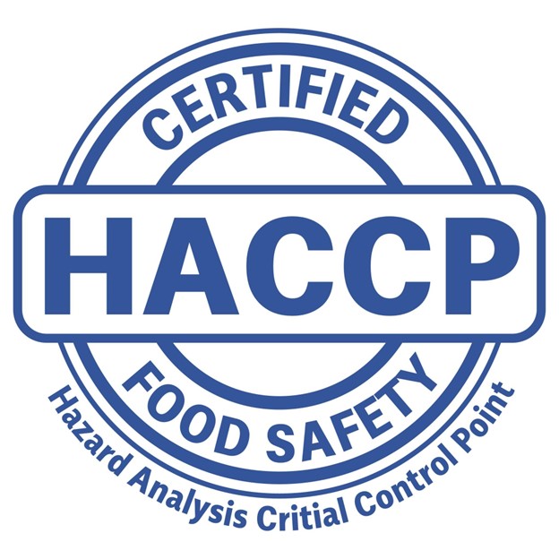 Certified HACCP Food Safety Badge